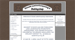 Desktop Screenshot of dansk-laederforsyning.dk