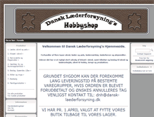 Tablet Screenshot of dansk-laederforsyning.dk